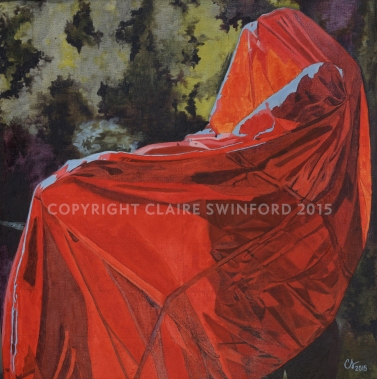 Caddie Woodlawn | 2015 | Oil on canvas, 24x24" | SOLD