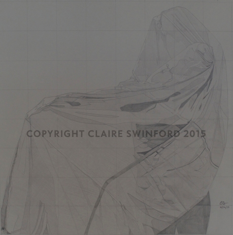 Study: Caddie | 2015 | Graphite on paper, 24x36" framed | SOLD